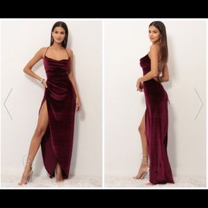 Velvet Maxi Dress